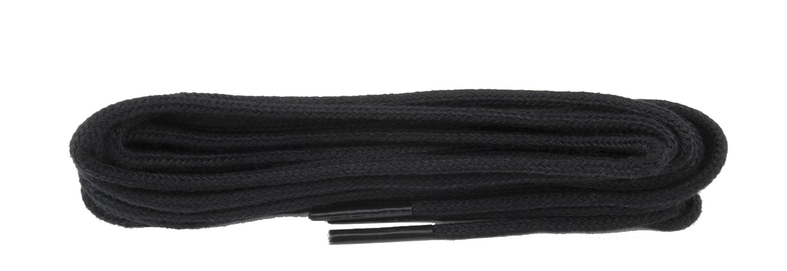 Black 2mm Round Laces