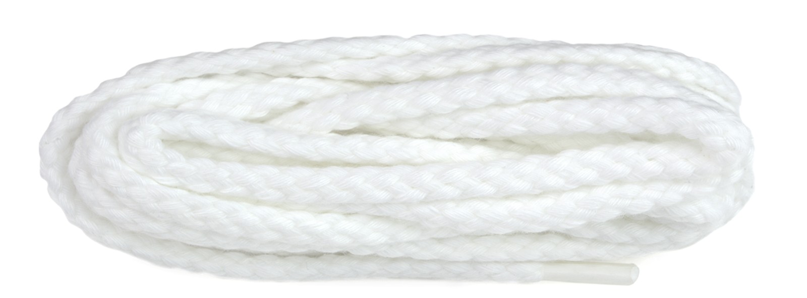 White Heavy Cord Laces