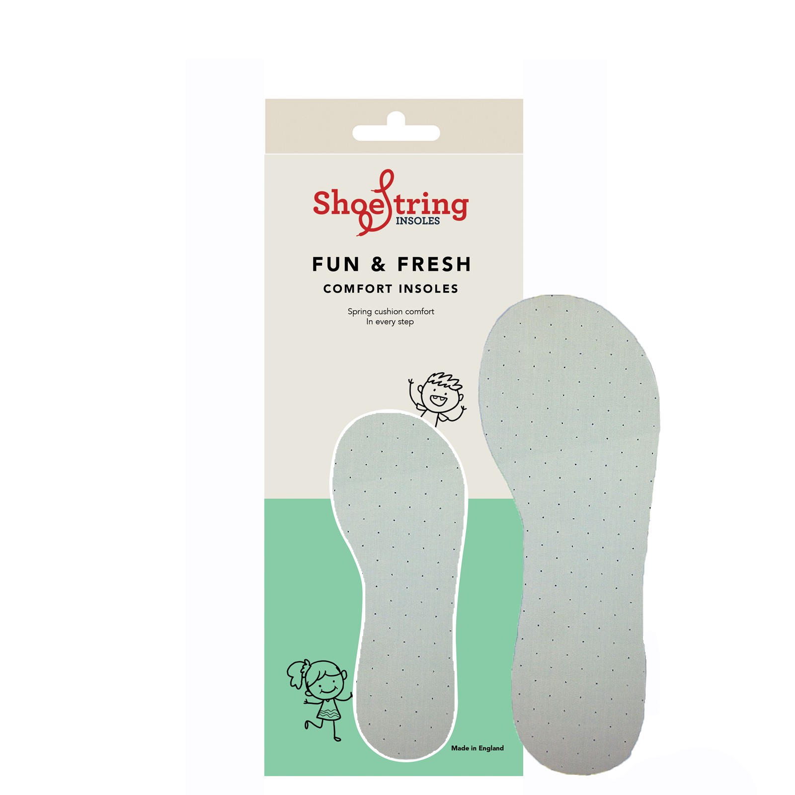 Ss Cut To Size Insoles Childs Latex Cool Fresh 