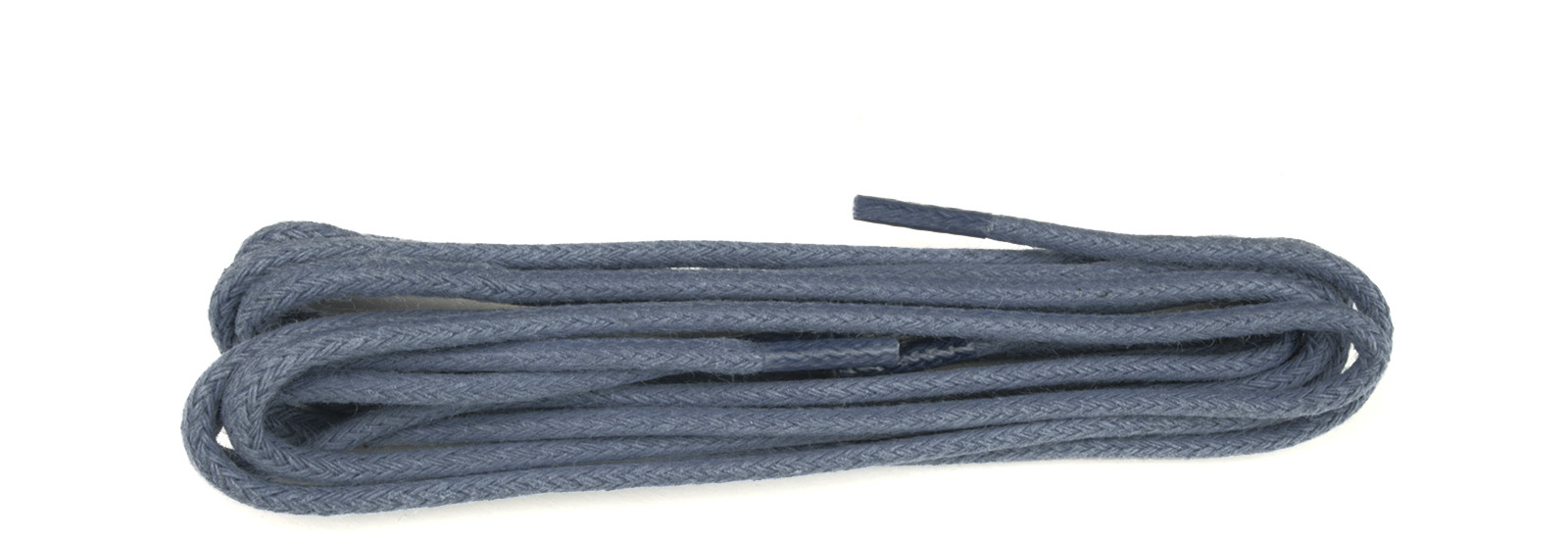 Grey Waxed 3mm Round Laces