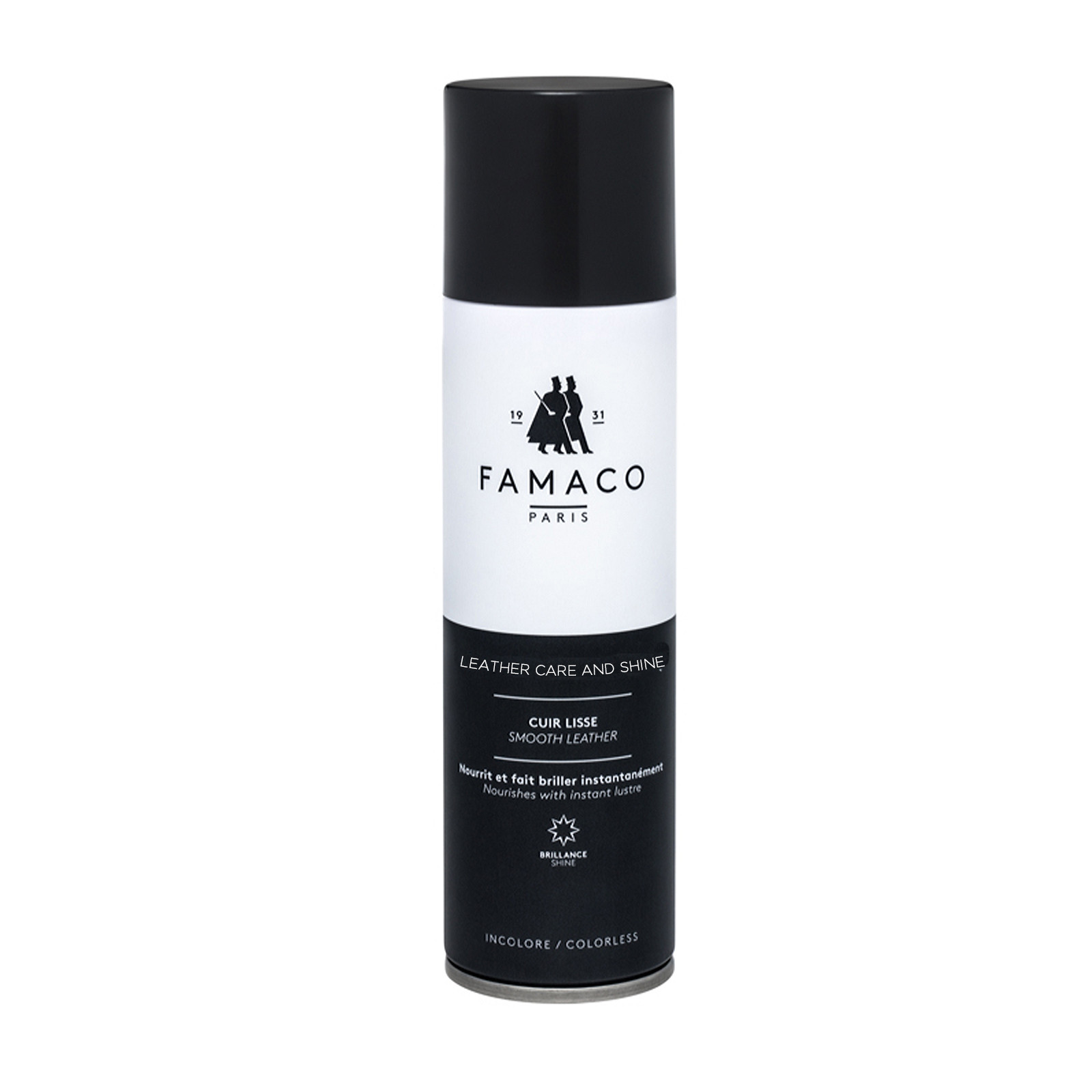 Famaco Leather Care And Shine (black) 250ml Spray
