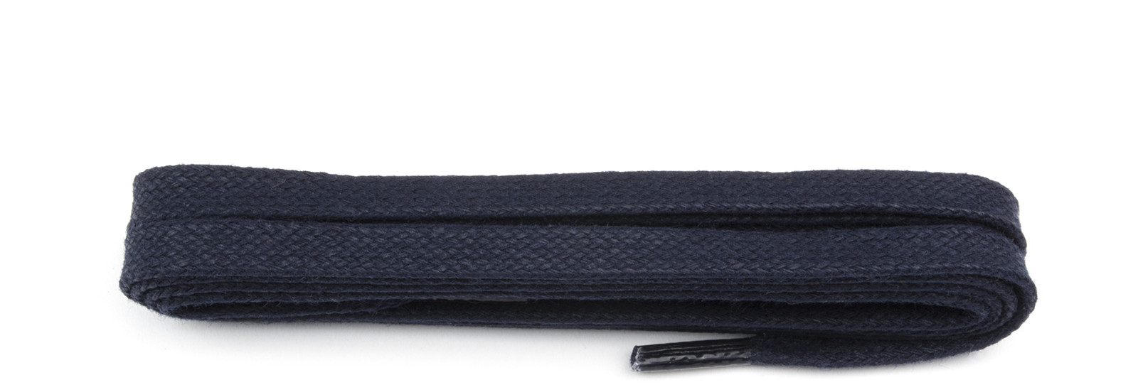 Navy 120cm Waxed Lace 5mm Flat Laces