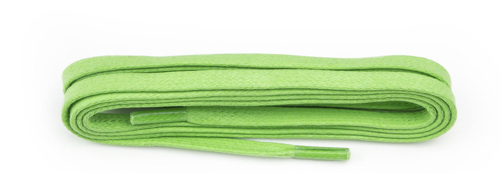 Lime 120cm Waxed 5mm Flat Laces