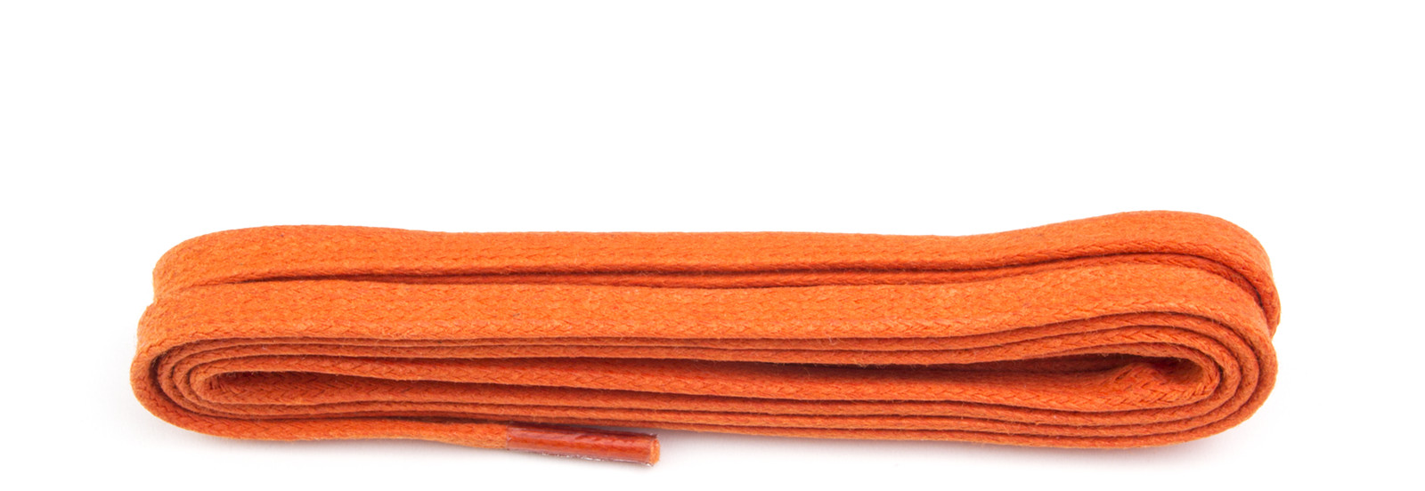 Bright Orange 120cm Waxed 5mm Flat Laces