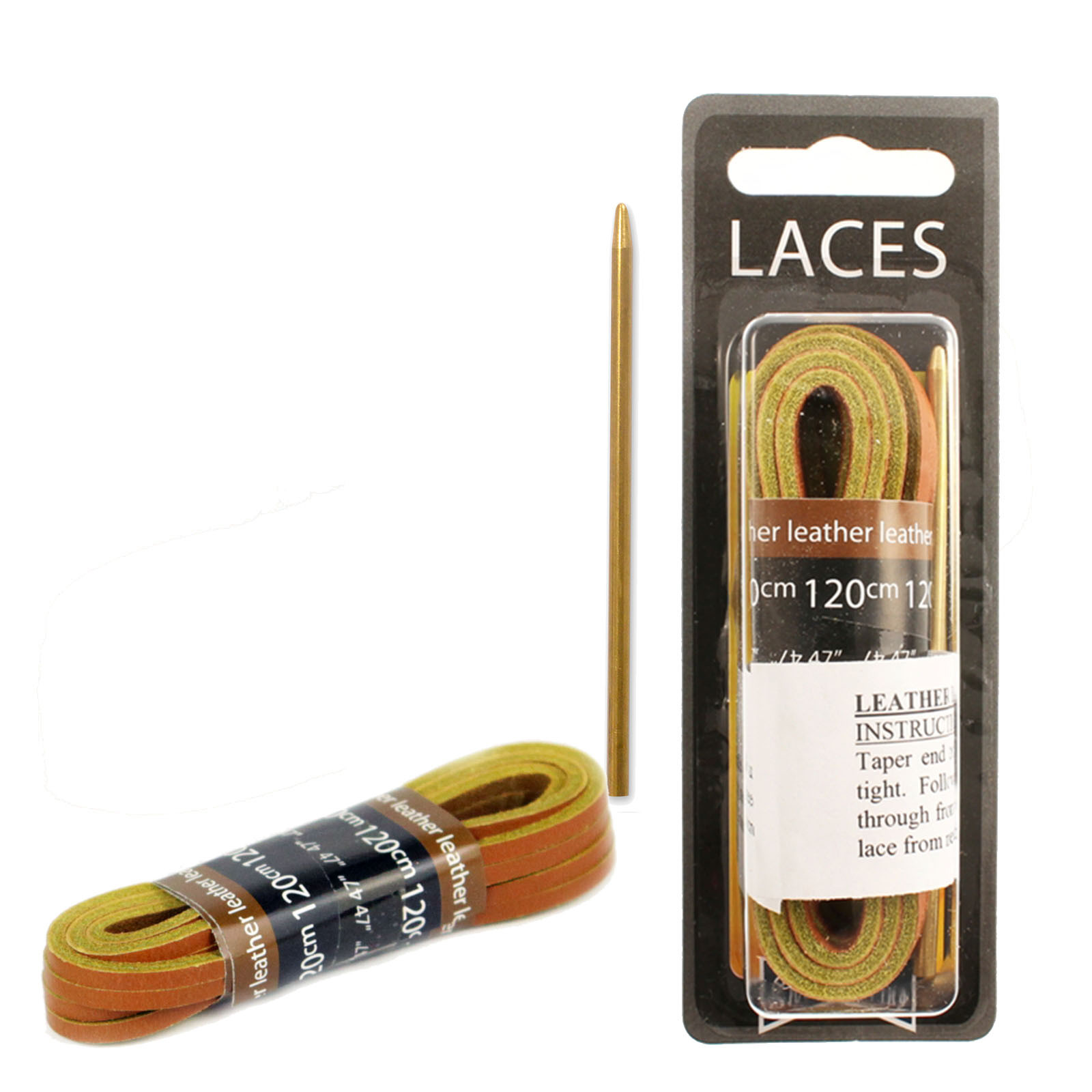 120cm Leather Deck Shoe Lacing Kit