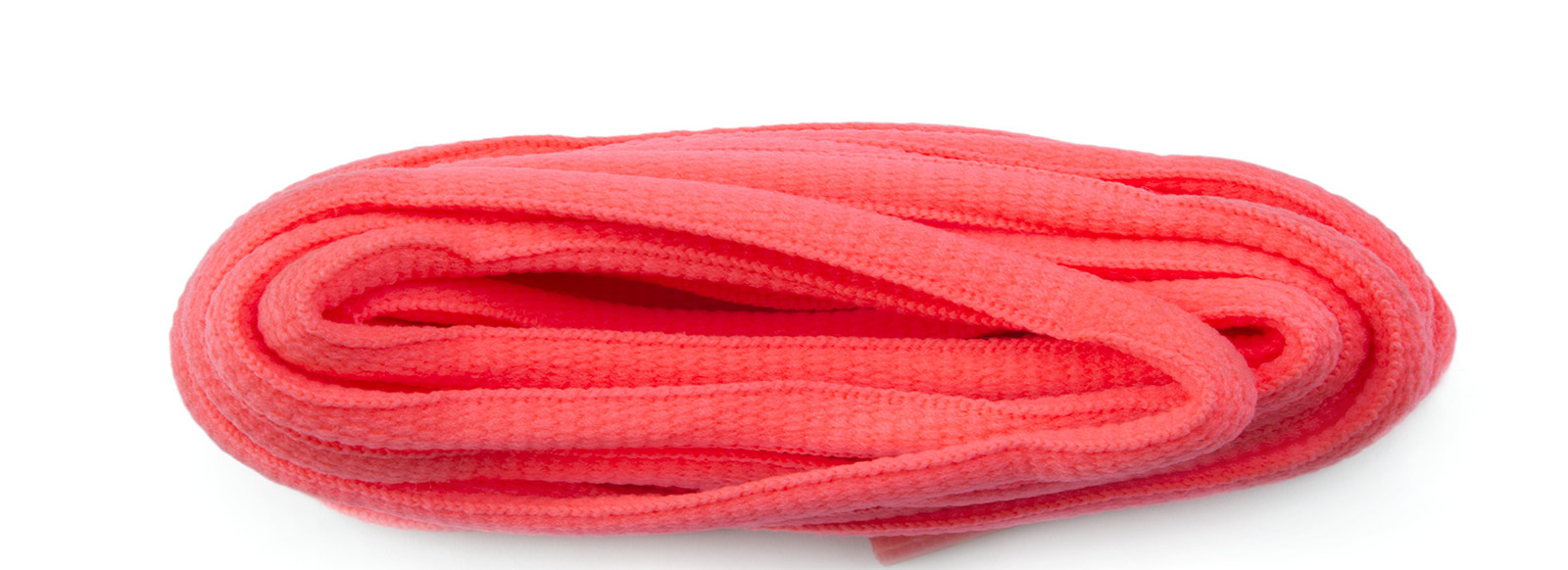 Flo. Pink Oval Laces 6mm 220cm