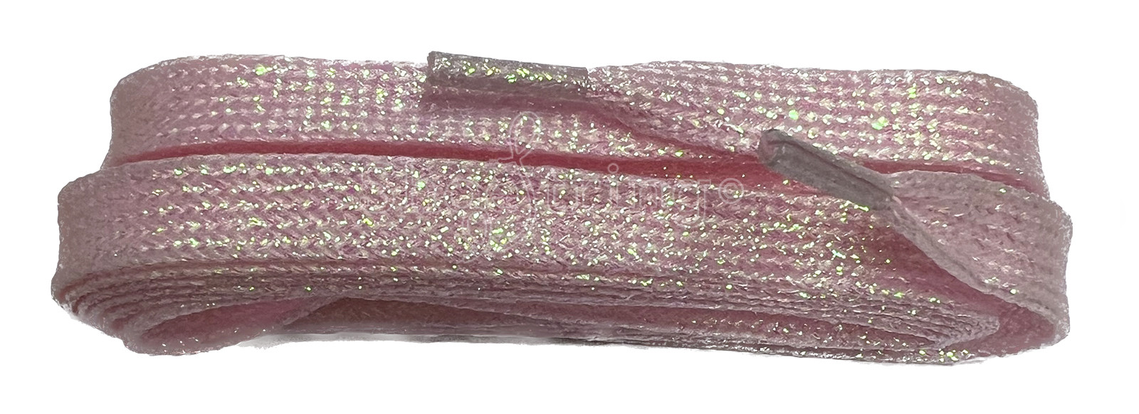 Pastel Pink Metallic Glitter Flat 120cm