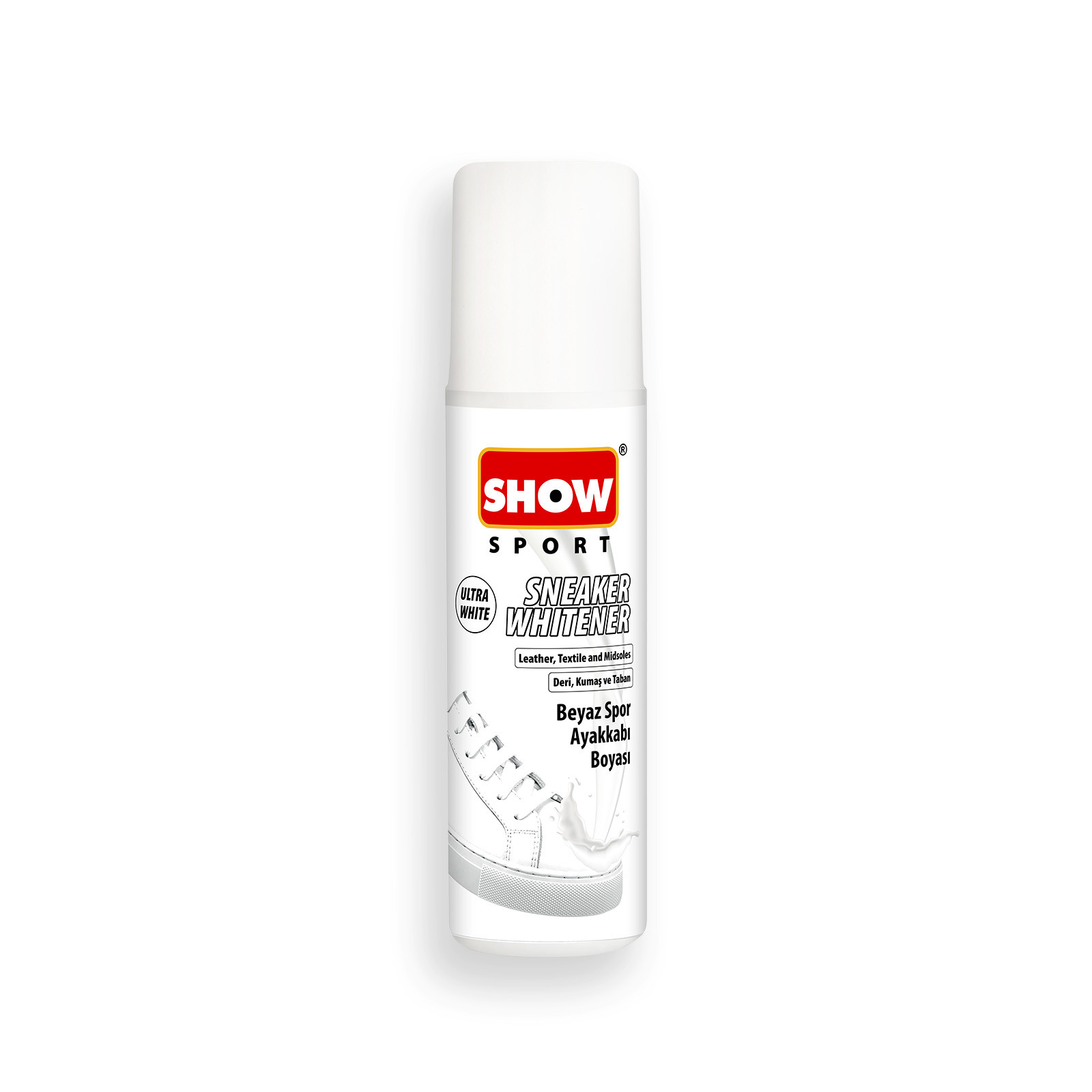 Show Sneaker Shoe Whitener Liquid 75ml Sponge