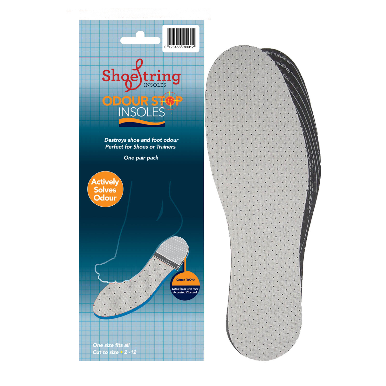 Ss Insoles Deo Active Odour Stop  