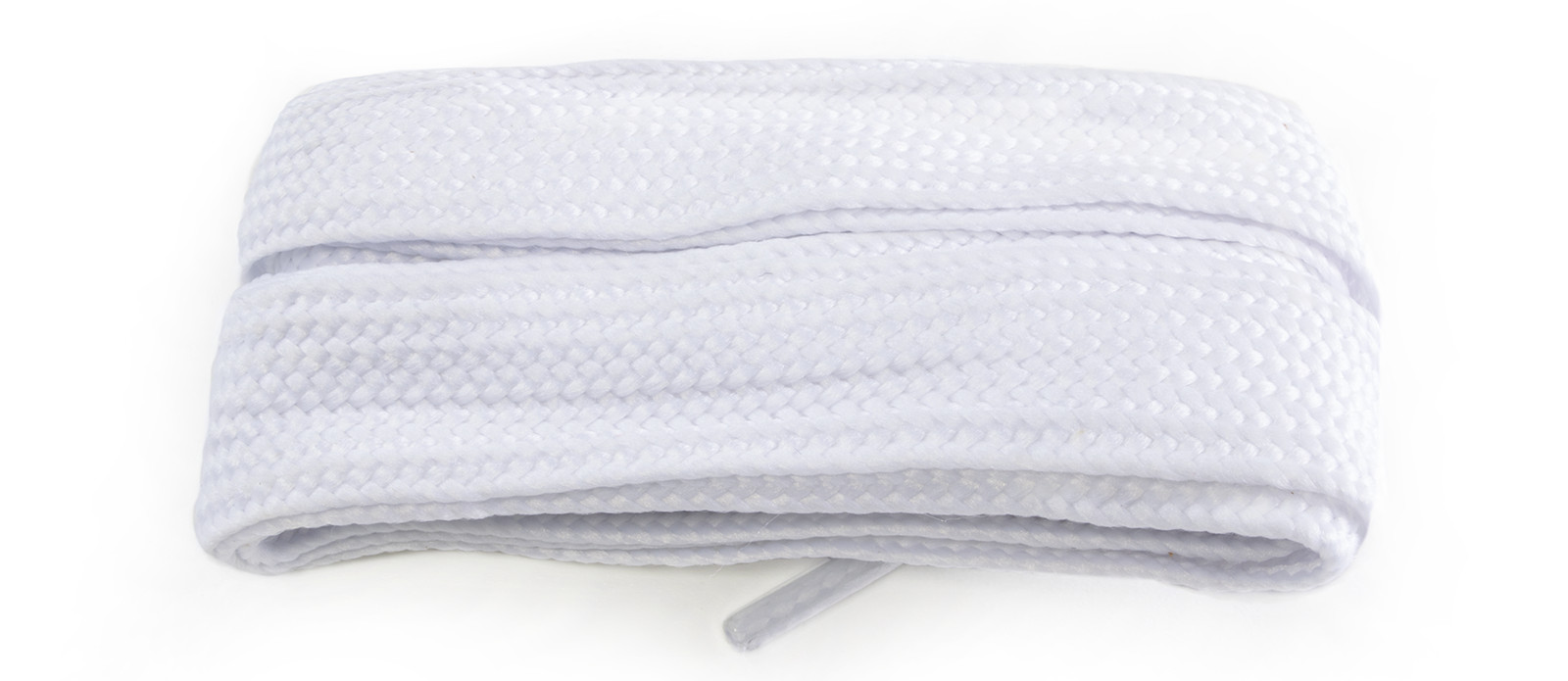 Crazy 140cm White Laces Banded