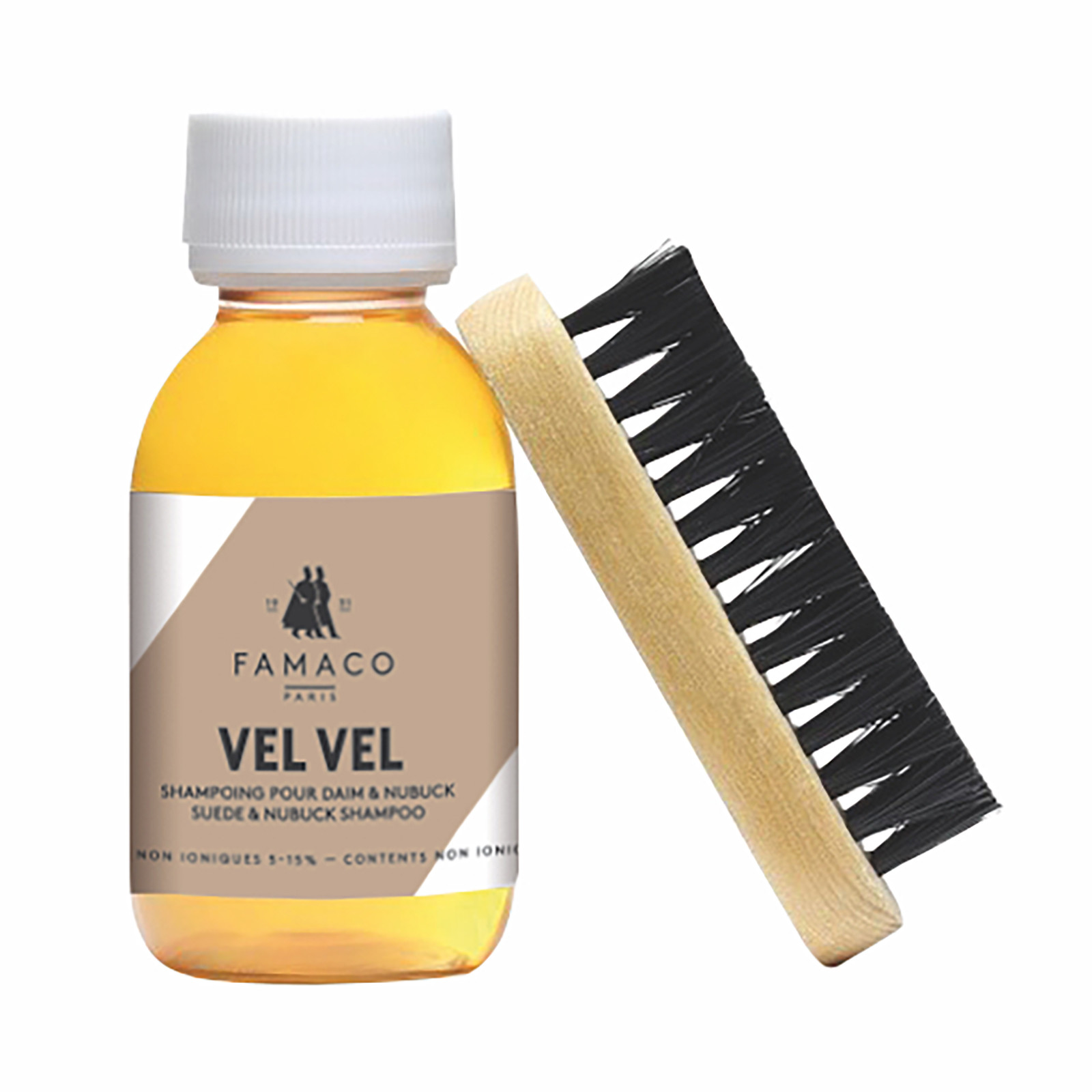 Famaco Vel Vel Suede Shampoo With Brush 100 Ml
