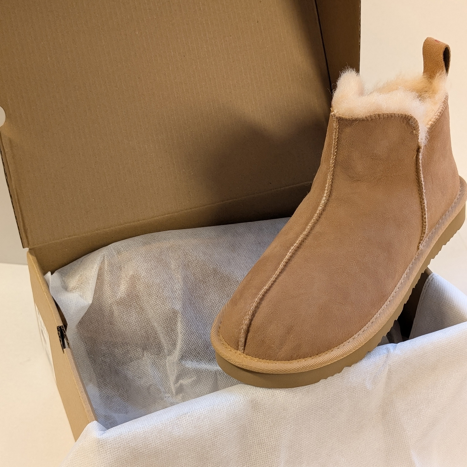 Shoestring Sheepskin Ranger Boot Slippers