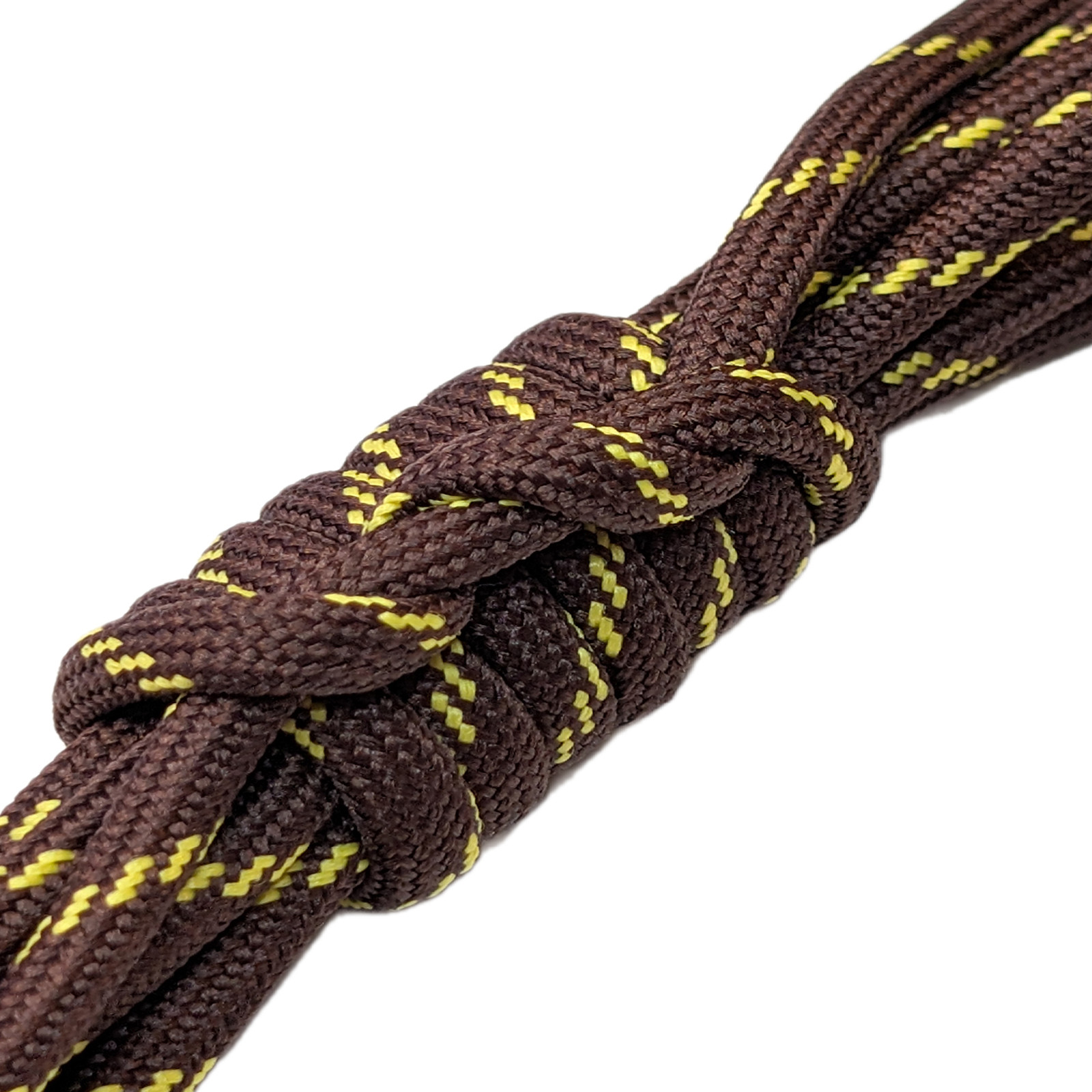 Brown/yellow 150cm Zest Fleck Rope Hiking Laces
