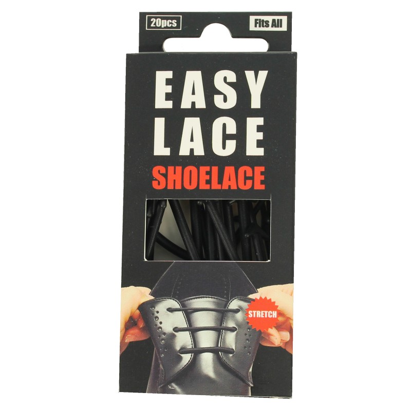Easy Lace Round Black 