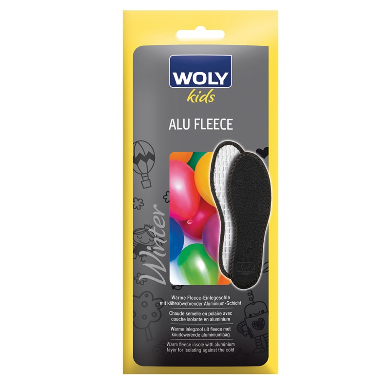 Woly Alu Fleece Childs Insoles Select Size