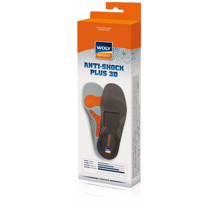 Woly Anti Shock Plus 3d Insoles Select Size