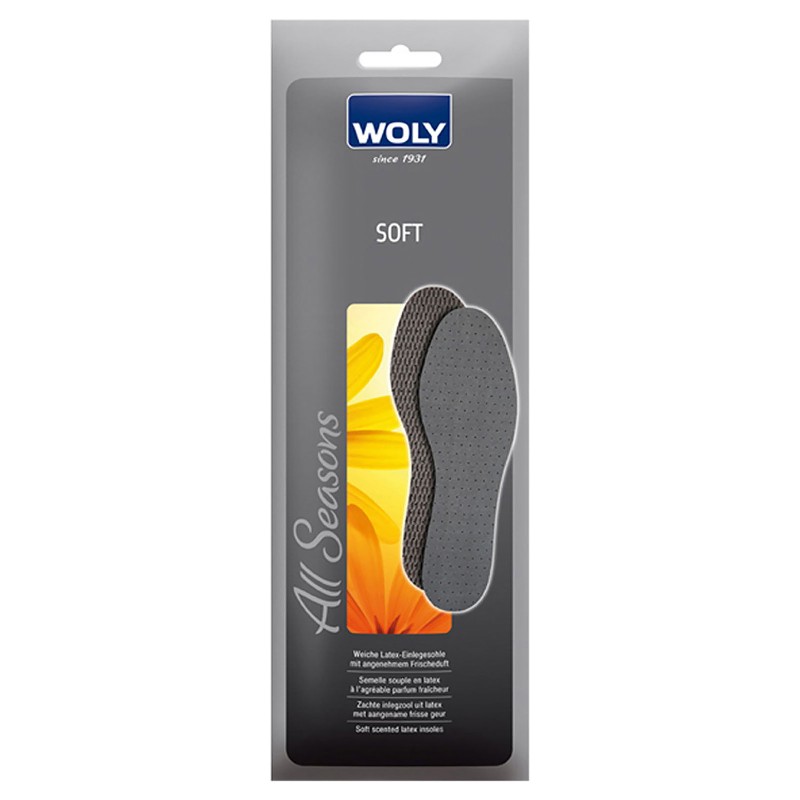 Woly Soft Latex Insoles Select Size