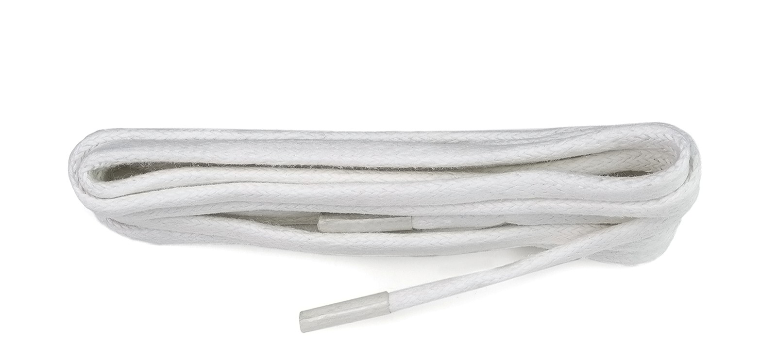 White Chunky Wax Laces 5mm