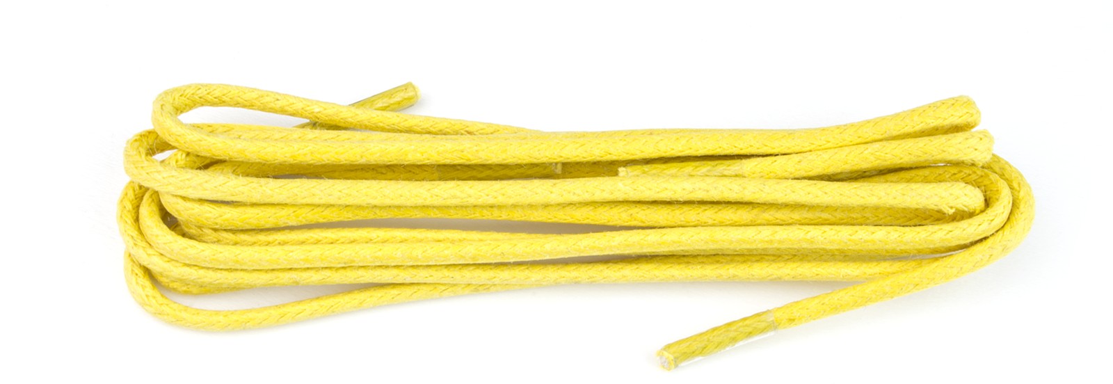 Yellow Wax Polished Fine Round Laces