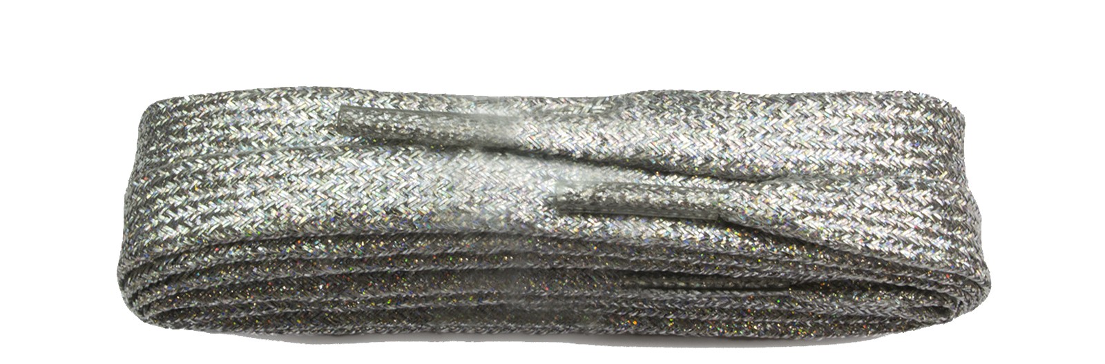 Silver Metallic Glitter Flat 120cm