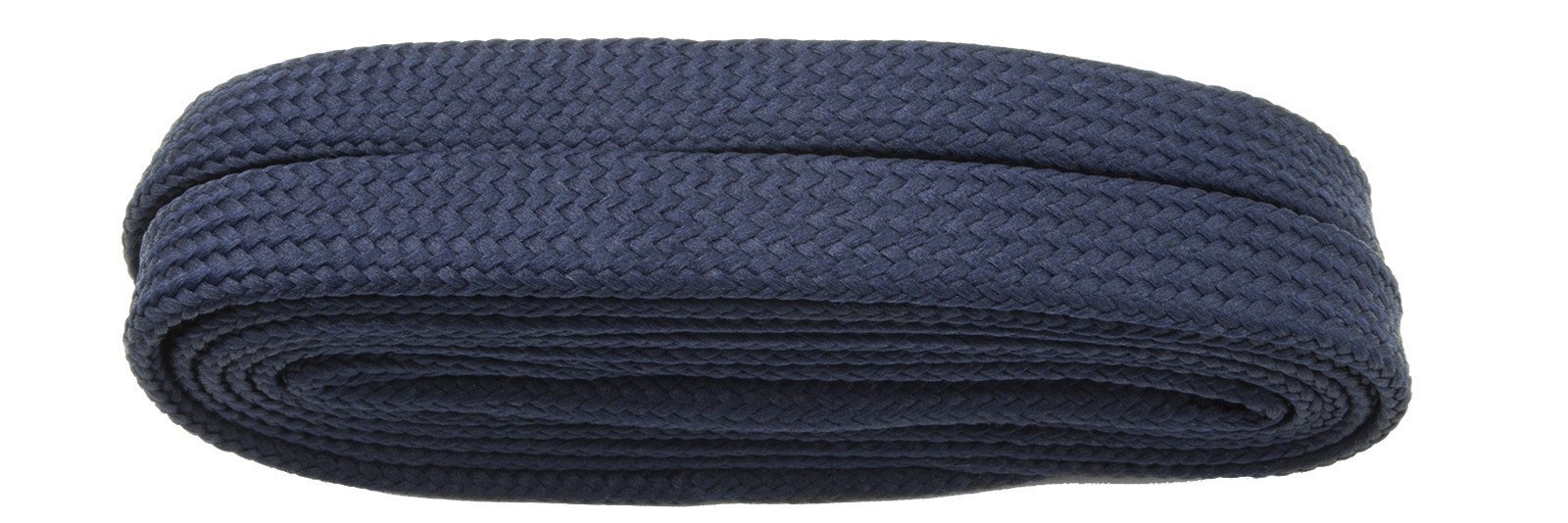 Navy Flat Block Laces (12mm)