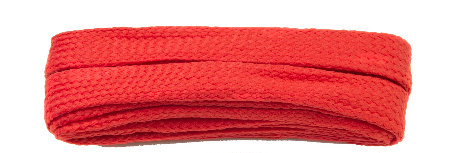 Red Flat Block Laces