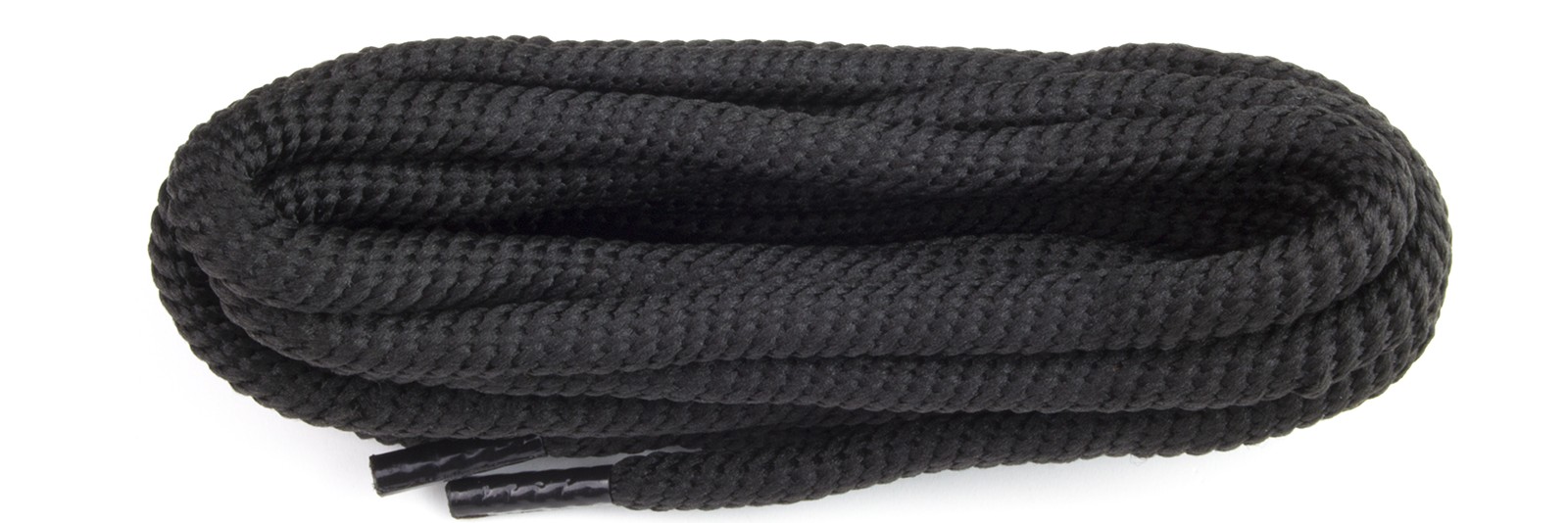Black Polyvelt Twist Laces 6mm 