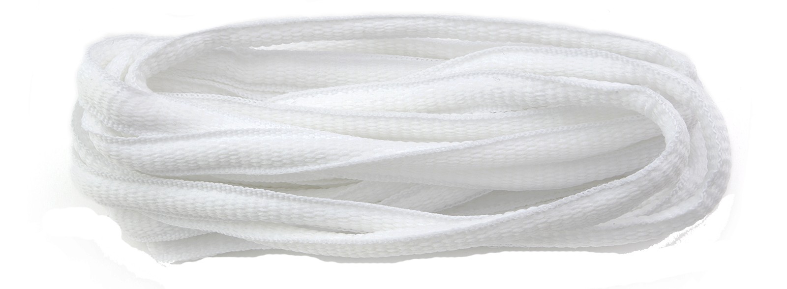 White Oval Laces 6mm  