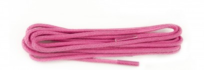 Hot Pink Wax Round Laces