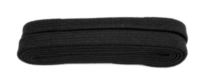 Black Flat 9mm Laces