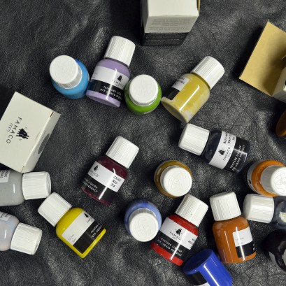 Famaco Leather Renovation Dye Design Paint Liquid Select Colour