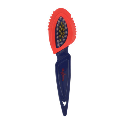 Shoe String Buzz Suede Brush Red & Navy