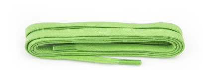 Lime 120cm Waxed 5mm Flat Laces