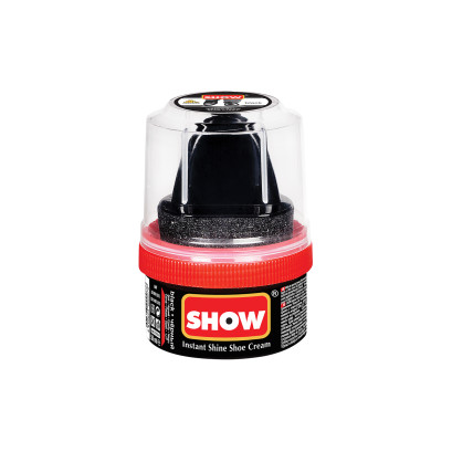 Show Black Instant Shine Shoe Cream With Sponge 50ml 1 Unit