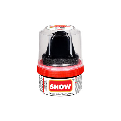 Show White Instant Shine Shoe Cream With Sponge 50ml 1 Unit