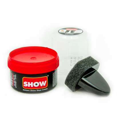 Show Black Instant Shine Shoe Cream With Sponge 50ml 