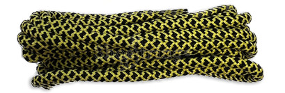 Black & Yellow 120cm Honeycomb Mosaic Laces 