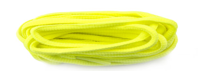 Flo. Yellow Oval Laces 6mm 220cm