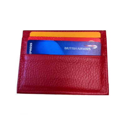 Leather Card Wallets - Select Colour