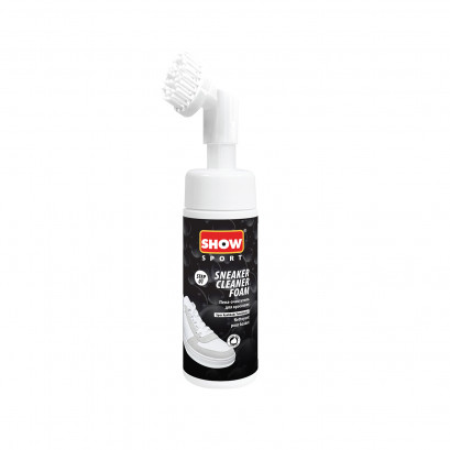 Show Sneaker Cleaner Foam Brush Top 150ml  Step 1: Clean