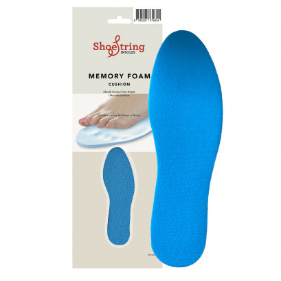 Shoe String Cut To Size Insoles Memory Foam