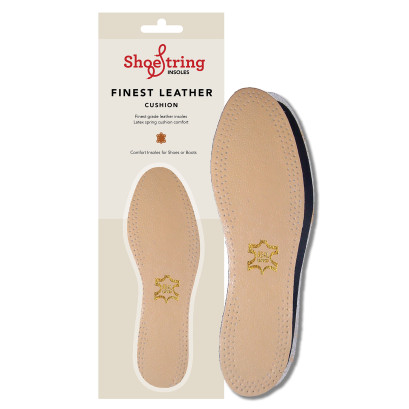 Shoe String Insoles Leather 