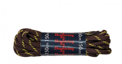 Brown/yellow 150cm Zest Fleck Rope Hiking Laces
