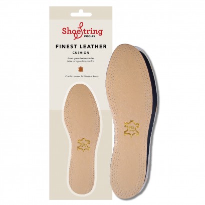 Shoe String Insoles Leather Assorted 