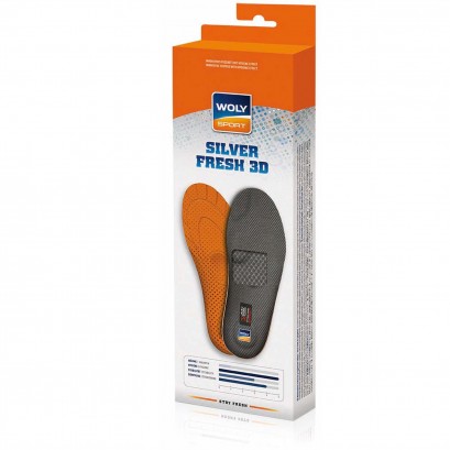 Woly Silver Fresh 3d Insoles Select Size
