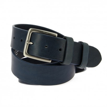 Belts Leather 40mm 130cm Jean Medium Blue