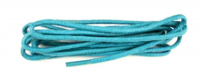 Turquoise Wax Polished Fine Round Laces