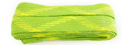 Flo Green/flo Yellow Fat Laces